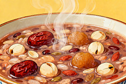 热气腾腾的八宝粥